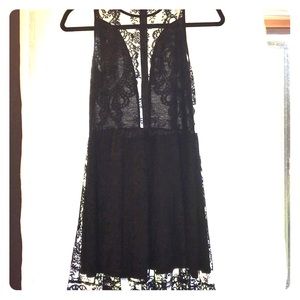 For Love and Lemons beautiful & sultry BLACK dress